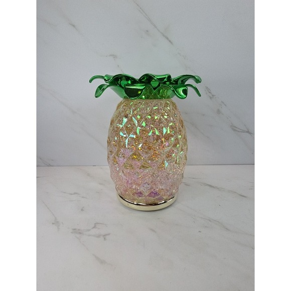 Bath & Body Works✨Pineapple Glitter‎ Globe Candle Stand Decor✨Battery Operated - Picture 3 of 9